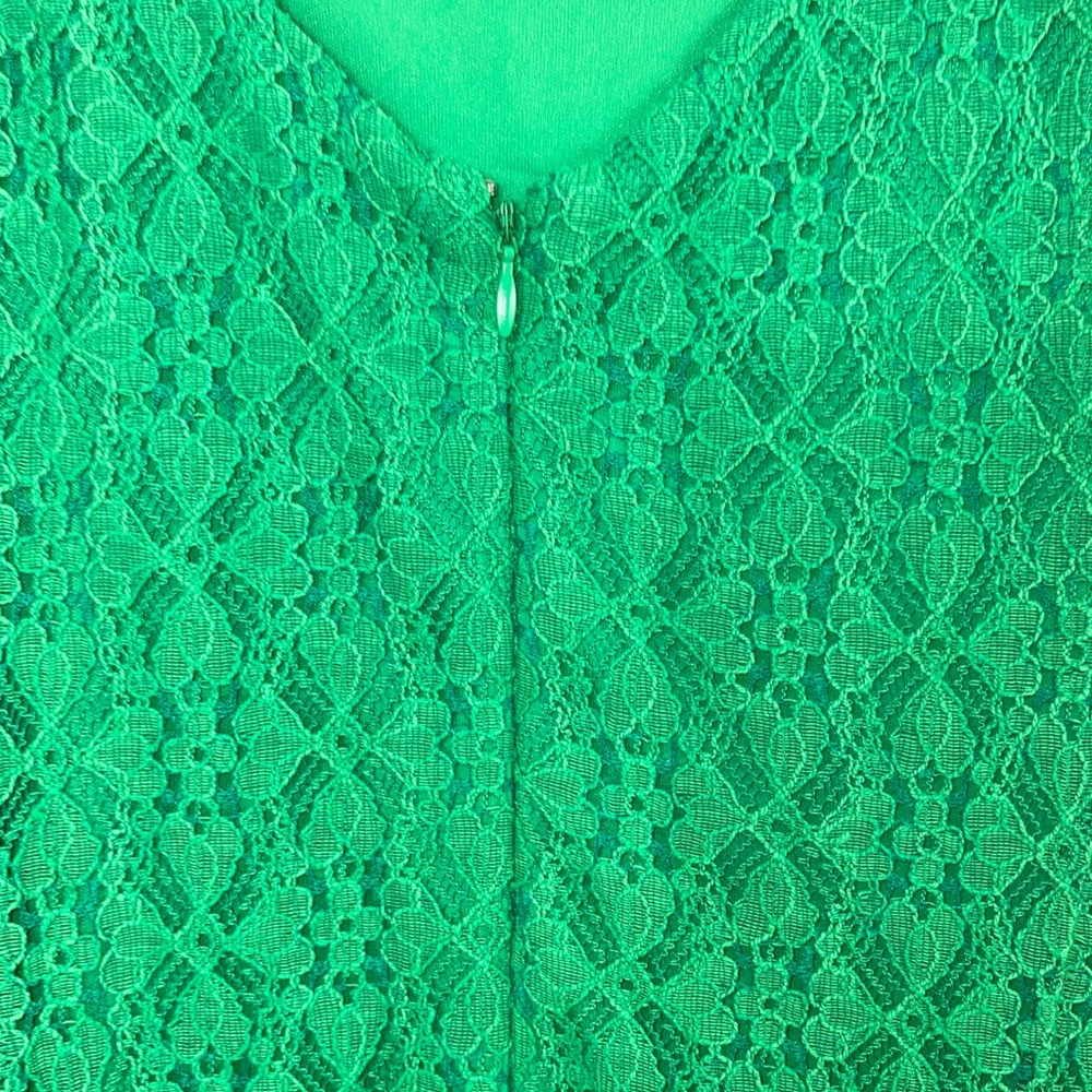 London Times Green Lace Dress  NWT size 16 - Picture 4 of 8